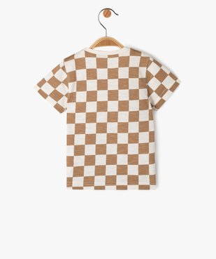 Tee-shirt manches courtes imprimé bébé garçon vue4 - GEMO(BEBE DEBT) - GEMO