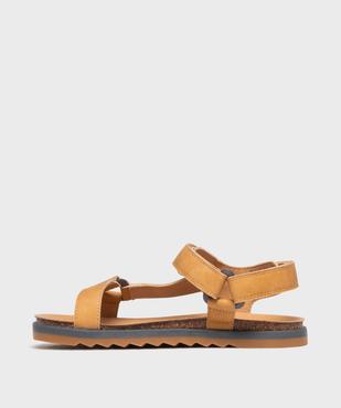 Sandales à scratch unies garçon - 5 Miles vue3 - 5 MILES - GEMO