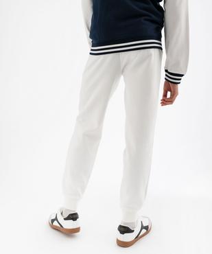 Pantalon de jogging avec inscriptions velours homme - Camps United vue3 - CAMPS GEMO FOR GOOD - GEMO
