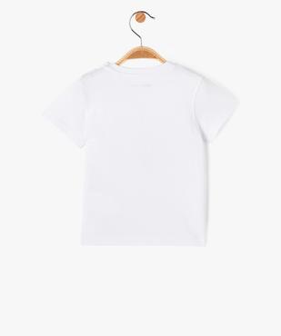 Tee-shirt à manches courtes avec message bébé garçon vue3 - GEMO(BEBE DEBT) - GEMO