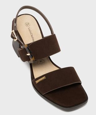 Sandales à talon avec bride arrière femme - LuluCastagnette vue5 - LULUCASTAGNETTE - GEMO