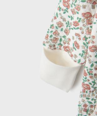 Ensemble 2 pièces bébé fille pyjama et body manches longues  vue4 - GEMO(BB COUCHE) - GEMO