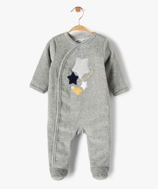 Pyjama bébé garçon avec motifs étoiles et fusée vue1 - GEMO(BB COUCHE) - GEMO