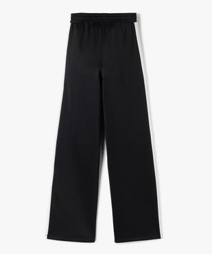 Pantalon de jogging large avec bandes contrastantes fille vue3 - GEMO (JUNIOR) - GEMO