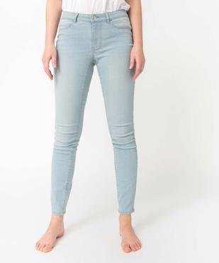 Jean femme délavé coupe slim vue4 - GEMO 4G FEMME - GEMO