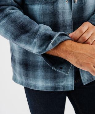 Sur-chemise à carreaux avec doublure matelassée homme - Roadsign vue2 - ROADSIGN D - GEMO