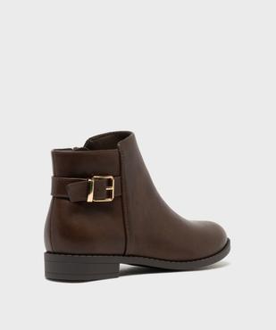 Boots zippées à talon plat femme - Valentina Baldano vue4 - VALENTINA BALDA - GEMO