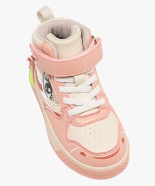 Baskets fille mid-cut licorne fantaisie avec détail lumineux  vue6 - LOVELY WINGS GEMO FOR GOOD - GEMO