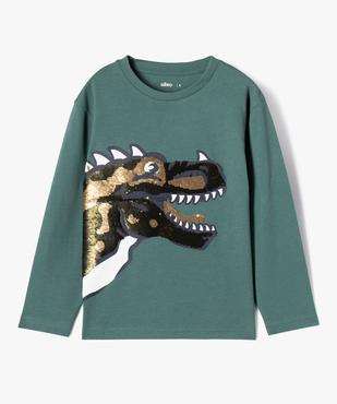 Tee-shirt manches longues sequins garçon vue2 - GEMO (ENFANT) - GEMO