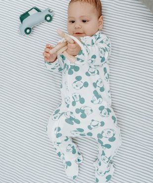 Pyjama dors-bien avec motifs Mickey bébé garçon - Disney  vue7 - DISNEY BABY - GEMO