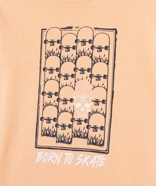 Tee-shirt graphique streetwear garçon vue4 - GEMO 4G GARCON - GEMO
