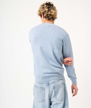 Pull à col rond en coton homme vue5 - GEMO (HOMME) - GEMO