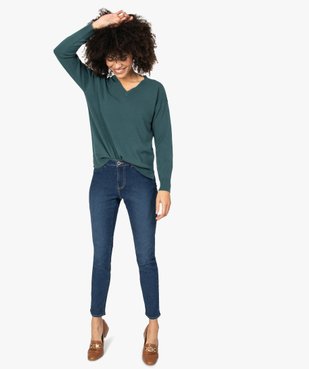 Jean femme coupe Slim extensible vue5 - GEMO C4G FEMME - GEMO