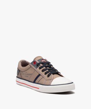 Baskets homme en toile délavée – Lee Cooper vue2 - LEE COOPER - GEMO