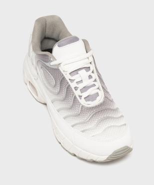 Baskets en mesh à semelle épaisse avec bulle d'air translucide homme vue5 - 5 MILES GEMO FOR GOOD - GEMO