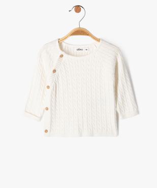 Gilet brassière avec fermeture latérale bébé vue1 - GEMO(BB COUCHE) - GEMO