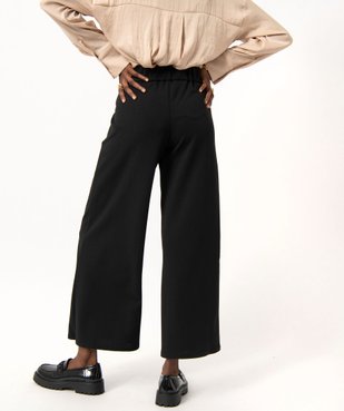 Pantalon large avec boutons fantaisie femme vue3 - GEMO(FEMME PAP) - GEMO