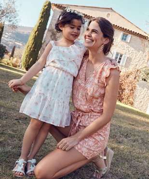 Combishort femme imprimé avec haut cache-cœur vue6 - GEMO(FEMME PAP) - GEMO