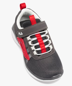 Baskets garçon en mesh à lacets et scratch – Fila Newmodel vue5 - FILA - GEMO