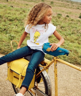 Tee-shirt fille avec motif Titi et Grosminet – Looney Tunes vue1 - LOONEY TUNES - GEMO