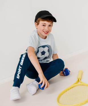 Jogging à bandes contrastantes garçon vue2 - GEMO (ENFANT) - GEMO