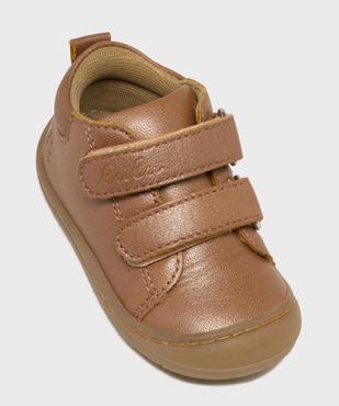 Chaussures premiers pas en cuir à scratch bébé fille - LuluCastagnette vue5 - LULUCASTAGNETTE - GEMO