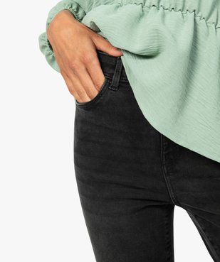 Jean femme skinny taille haute super stretch vue2 - GEMO(FEMME PAP) - GEMO