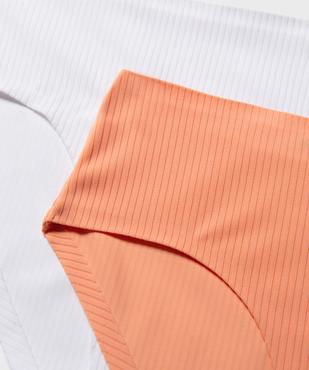 Culotte en maille côtelée fille  (lot de 2) vue2 - GEMO 4G FILLE - GEMO