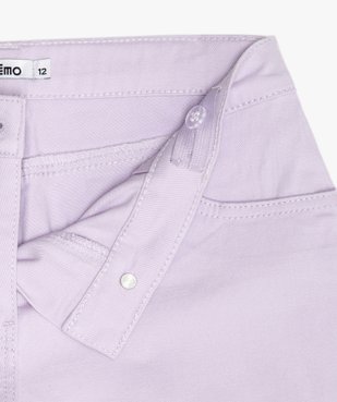 Short fille en coton extensible avec revers cousus vue2 - Nikesneakers (JUNIOR) - Nikesneakers