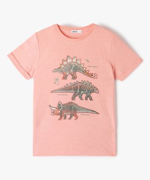 Tee-shirt garçon motifs dinosaures animés vue2 - GEMO (ENFANT) - GEMO