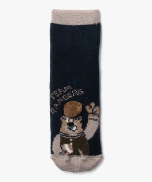 Chaussettes d'intérieur douillettes motif ours garçon vue1 - GEMO (ENFANT) - GEMO