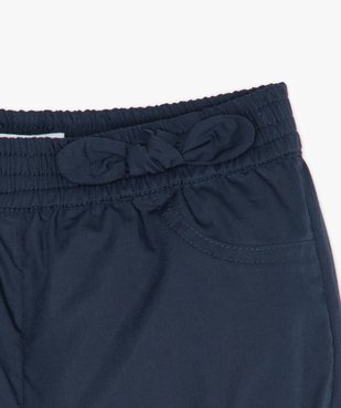 Short bébé fille bloomer à taille élastiquée vue2 - GEMO(BEBE DEBT) - GEMO