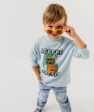 Tee-shirt à manches longues avec motif jeu vidéo garçon vue1 - GEMO 4G GARCON - GEMO