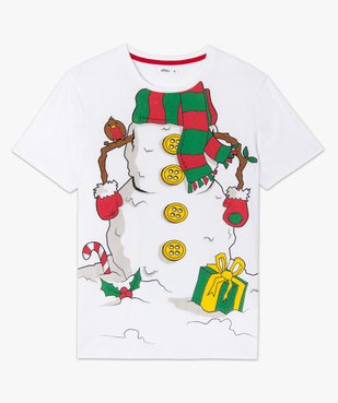 Tee-shirt homme spécial Noël à manches courtes vue4 - GEMO (HOMME) - GEMO