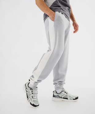 Pantalon de jogging en maille extensible homme vue2 - GEMO (HOMME) - GEMO