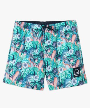 Short de surf homme à motifs exotiques vue5 - GEMO (PLAGE) - GEMO