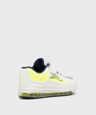 Baskets à scratch avec tige colorée garçon - Airness vue4 - AIRNESS - GEMO