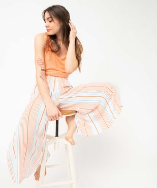 Bas de pyjama femme léger et imprimé vue1 - GEMO(HOMWR FEM) - GEMO