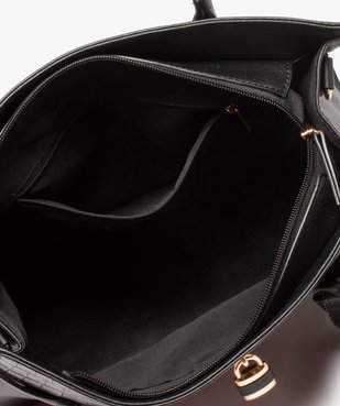 Sac femme rigide bi-matières porté main vue3 - GEMO (ACCESS) - GEMO