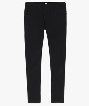 Pantalon femme en toile unie coupe droite 5 poches- Longueur L26 vue4 - GEMO (JEAN) - GEMO