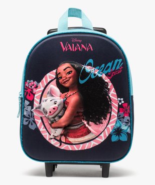 Sac à dos fille avec support à roulettes - Vaiana vue1 - VAIANA - GEMO