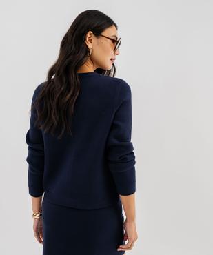 Gilet en maille viscose douce et épaisse femme vue4 - GEMO(FEMME PAP) - GEMO