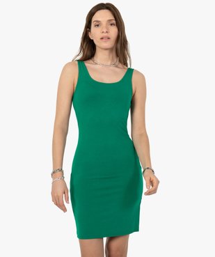 Robe femme ajustée en maille extensible vue1 - GEMO(FEMME PAP) - GEMO