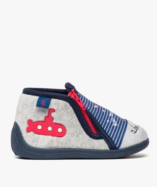Chaussons bébé semelle intérieure cuir style marin - Absorba vue1 - ABSORBA - GEMO