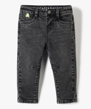 Jean bébé garçon aspect délavé – LuluCastagnette vue1 - LULUCASTAGNETTE - GEMO