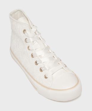 Baskets montantes en toile brodée femme - Follow Me vue5 - FOLLOW ME - GEMO