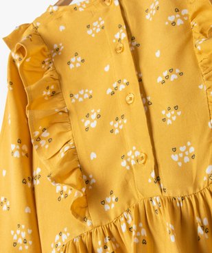 Robe bébé fille à motifs cœurs et volants sur le buste vue4 - GEMO(BEBE DEBT) - GEMO