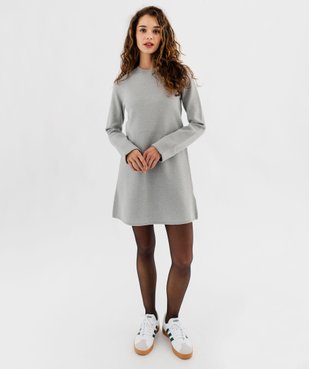 Robe pull coupe évasée femme vue4 - GEMO(FEMME PAP) - GEMO