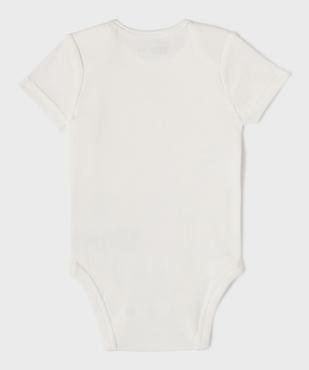 Body à manches courtes unis bébé (lot de 3) vue3 - GEMO 4G BEBE - GEMO