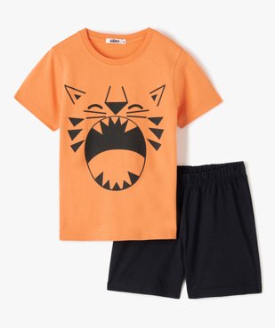 Pyjashort garçon imprimé tigre vue1 - GEMO (ENFANT) - GEMO